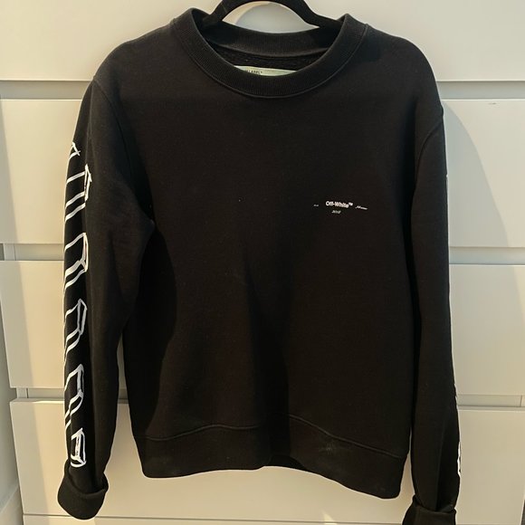 Off-White Black Diagonal Marker Arrows Sweatshirt (XS) - Picture 4 of 4